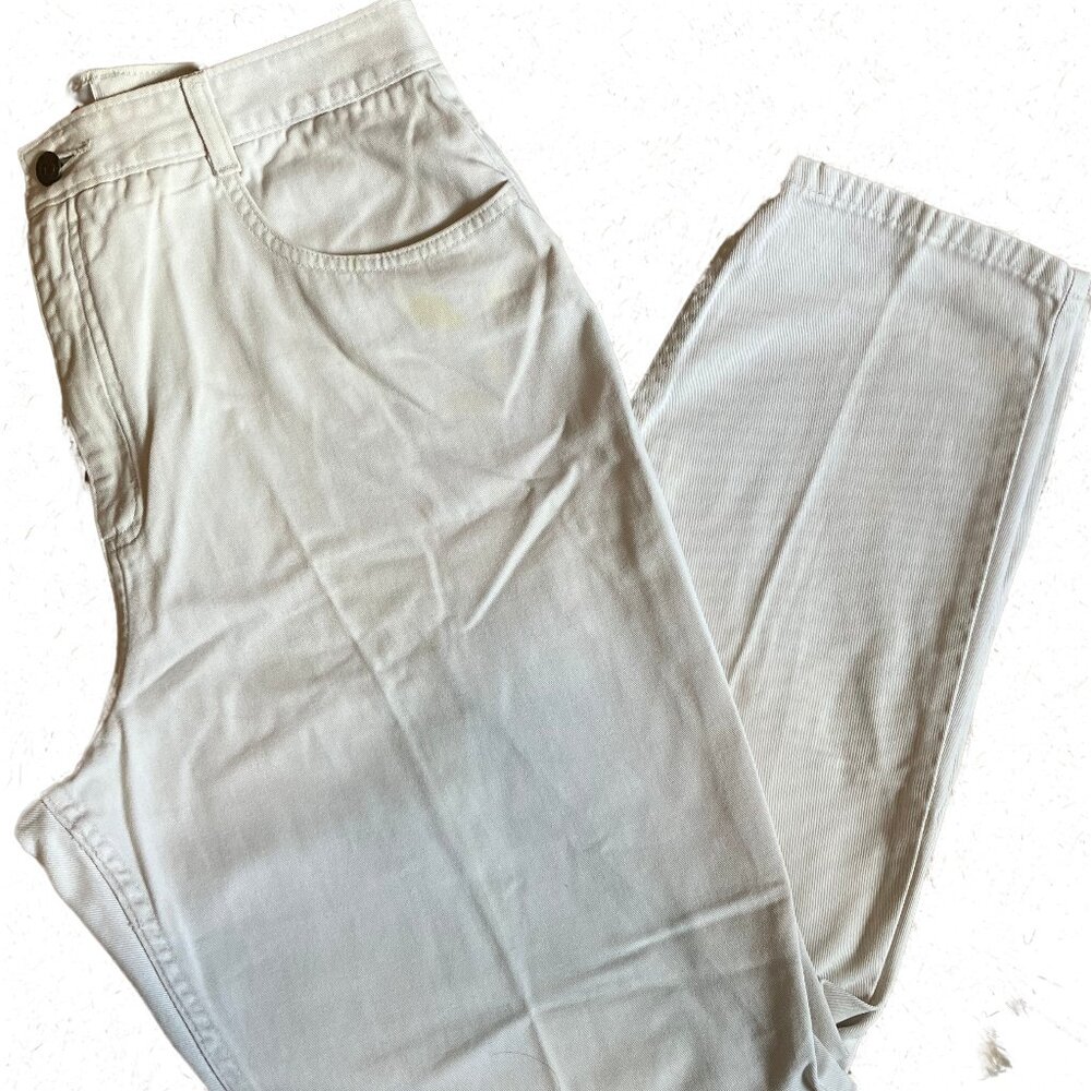 EUC Talbots Cream Pants Size: 14P